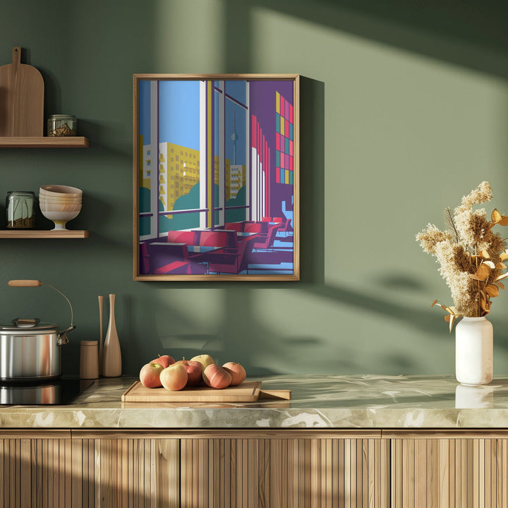 Berlin Kino International - Stretched Canvas, Poster or Fine Art Print I Heart Wall Art