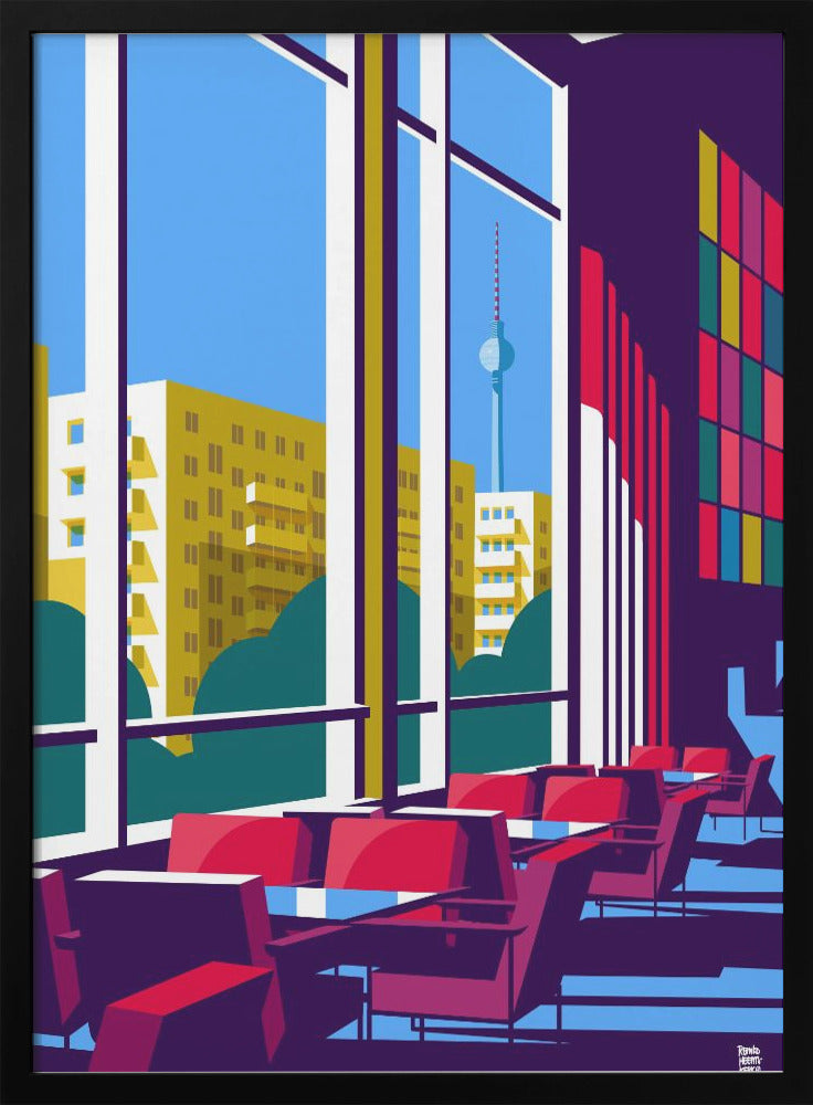 Berlin Kino International - Stretched Canvas, Poster or Fine Art Print I Heart Wall Art