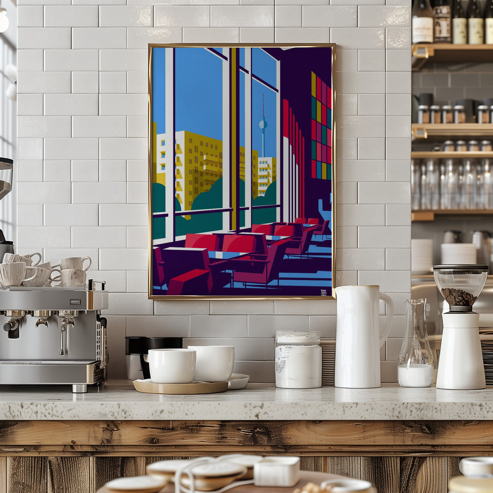 Berlin Kino International - Stretched Canvas, Poster or Fine Art Print I Heart Wall Art