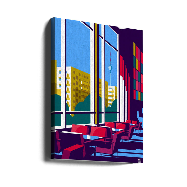 Berlin Kino International - Stretched Canvas, Poster or Fine Art Print I Heart Wall Art