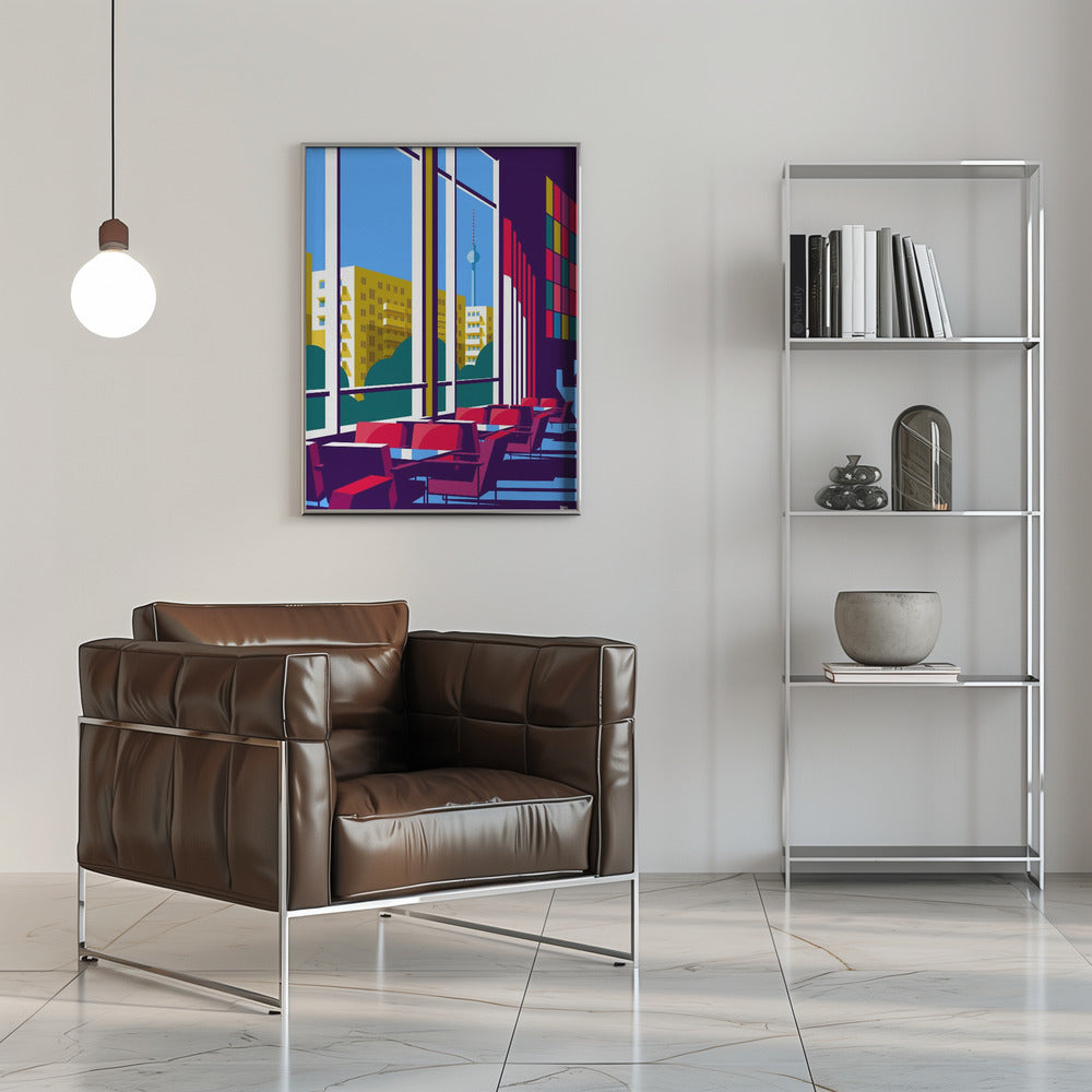 Berlin Kino International - Stretched Canvas, Poster or Fine Art Print I Heart Wall Art