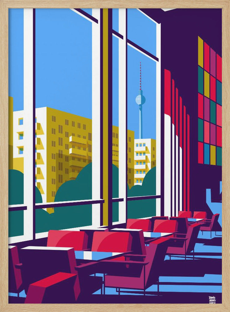 Berlin Kino International - Stretched Canvas, Poster or Fine Art Print I Heart Wall Art