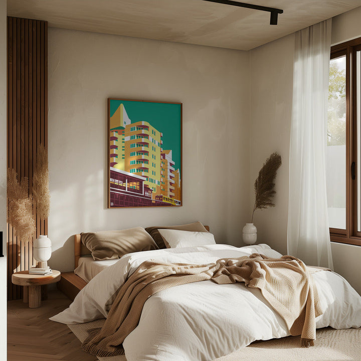 Berlin Kreuzberg - Stretched Canvas, Poster or Fine Art Print I Heart Wall Art