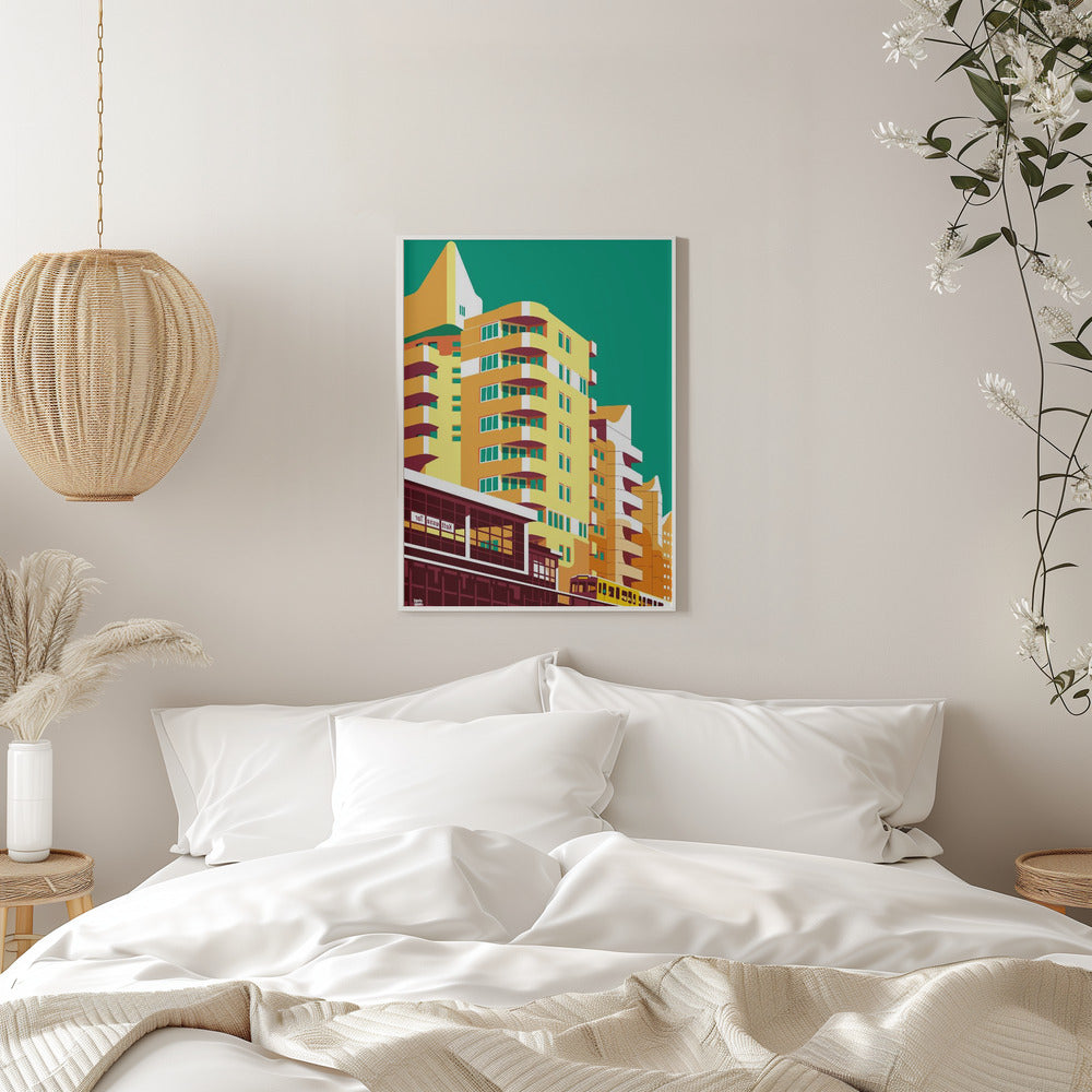 Berlin Kreuzberg - Stretched Canvas, Poster or Fine Art Print I Heart Wall Art