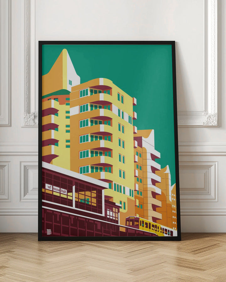 Berlin Kreuzberg - Stretched Canvas, Poster or Fine Art Print I Heart Wall Art