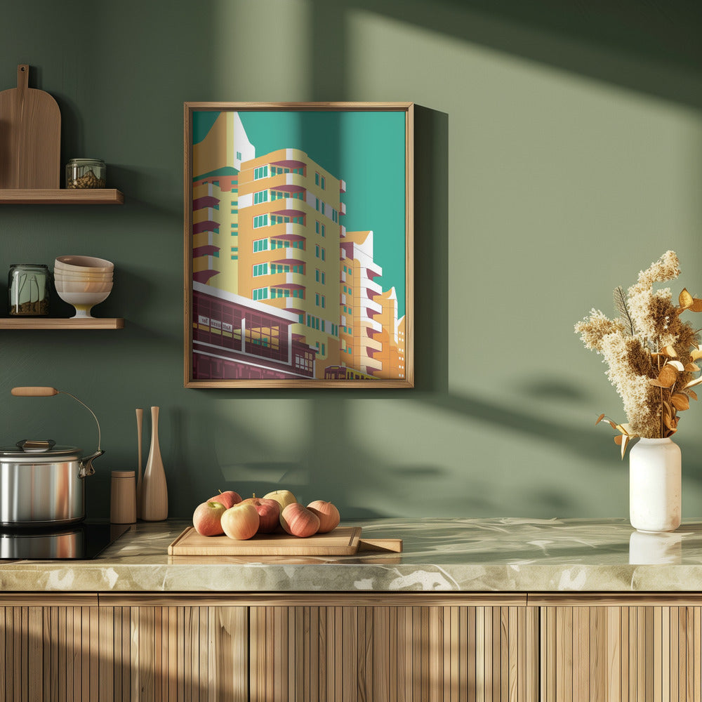 Berlin Kreuzberg - Stretched Canvas, Poster or Fine Art Print I Heart Wall Art