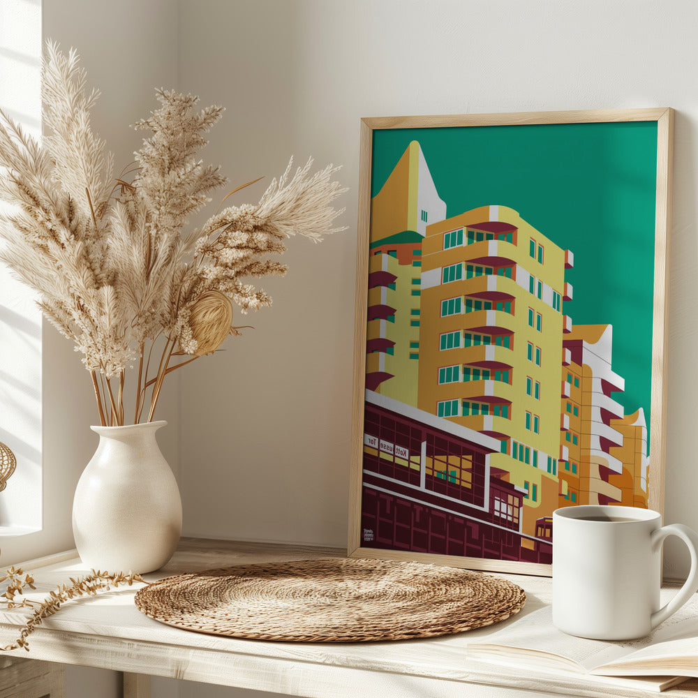 Berlin Kreuzberg - Stretched Canvas, Poster or Fine Art Print I Heart Wall Art