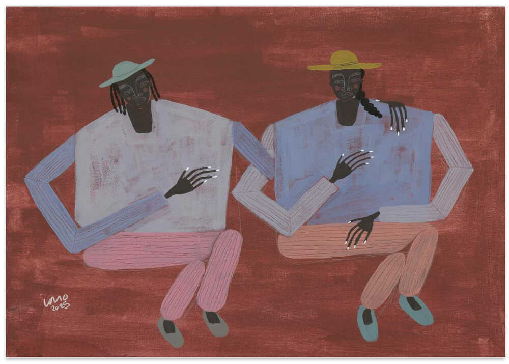 Better With You - Stretched Canvas, Poster or Fine Art Print - I Heart Wall Art - Poster Print, Canvas Print or Framed Art Print