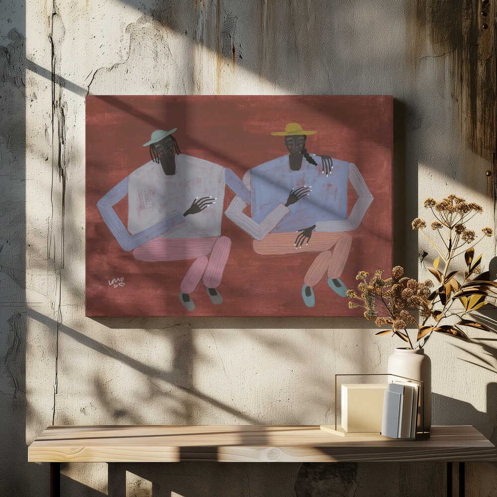 Better With You - Stretched Canvas, Poster or Fine Art Print - I Heart Wall Art - Poster Print, Canvas Print or Framed Art Print