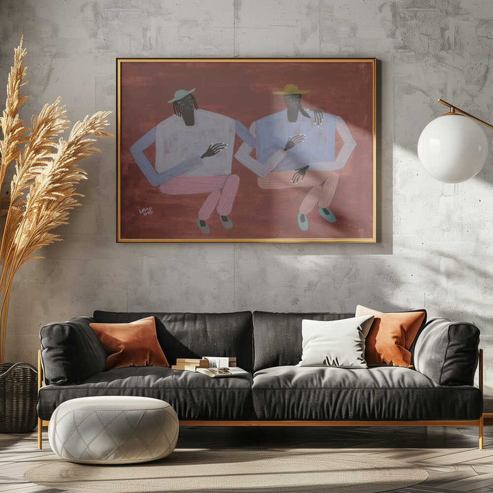 Better With You - Stretched Canvas, Poster or Fine Art Print - I Heart Wall Art - Poster Print, Canvas Print or Framed Art Print