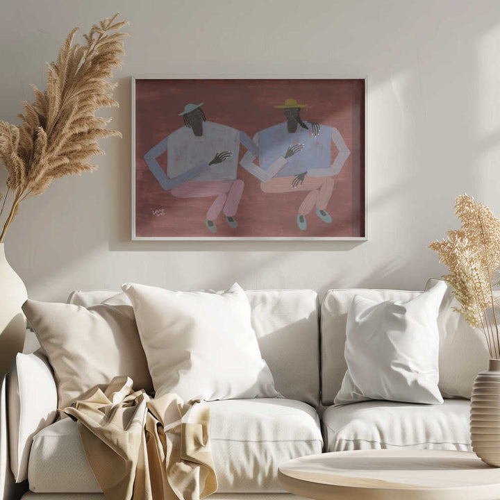 Better With You - Stretched Canvas, Poster or Fine Art Print - I Heart Wall Art - Poster Print, Canvas Print or Framed Art Print