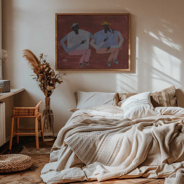 Better With You - Stretched Canvas, Poster or Fine Art Print - I Heart Wall Art - Poster Print, Canvas Print or Framed Art Print