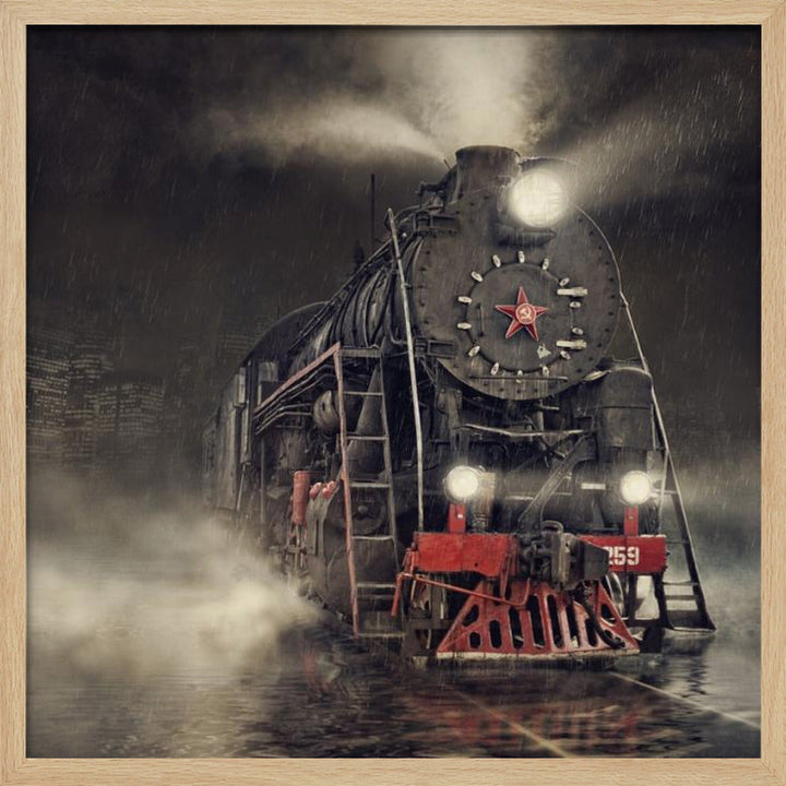Beyond Express - Square Stretched Canvas, Poster or Fine Art Print I Heart Wall Art