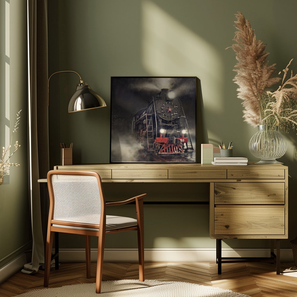 Beyond Express - Square Stretched Canvas, Poster or Fine Art Print I Heart Wall Art