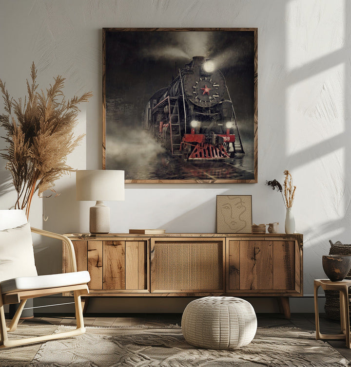 Beyond Express - Square Stretched Canvas, Poster or Fine Art Print I Heart Wall Art
