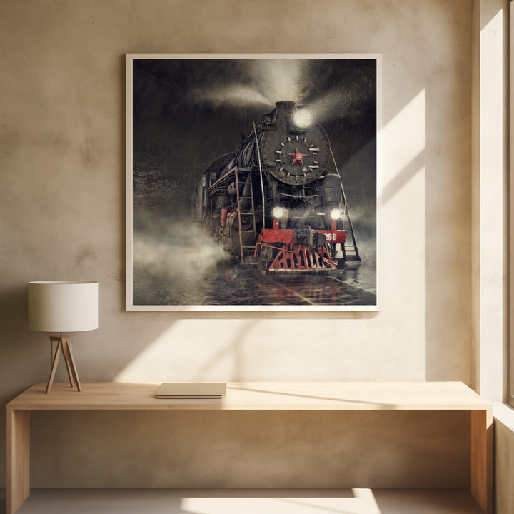 Beyond Express - Square Stretched Canvas, Poster or Fine Art Print I Heart Wall Art