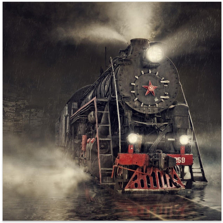 Beyond Express - Square Stretched Canvas, Poster or Fine Art Print I Heart Wall Art