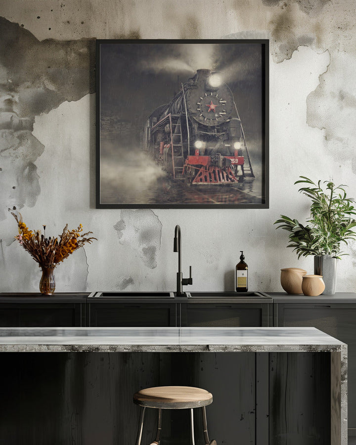 Beyond Express - Square Stretched Canvas, Poster or Fine Art Print I Heart Wall Art