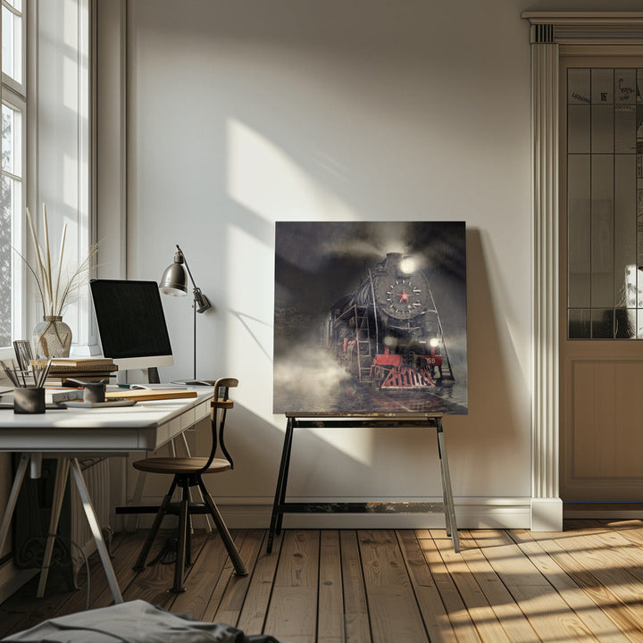 Beyond Express - Square Stretched Canvas, Poster or Fine Art Print I Heart Wall Art
