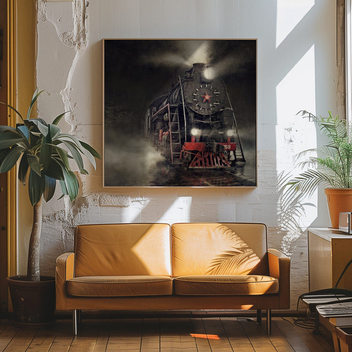 Beyond Express - Square Stretched Canvas, Poster or Fine Art Print I Heart Wall Art