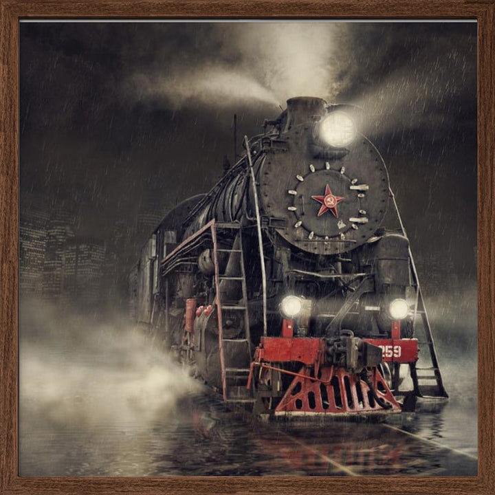 Beyond Express - Square Stretched Canvas, Poster or Fine Art Print I Heart Wall Art