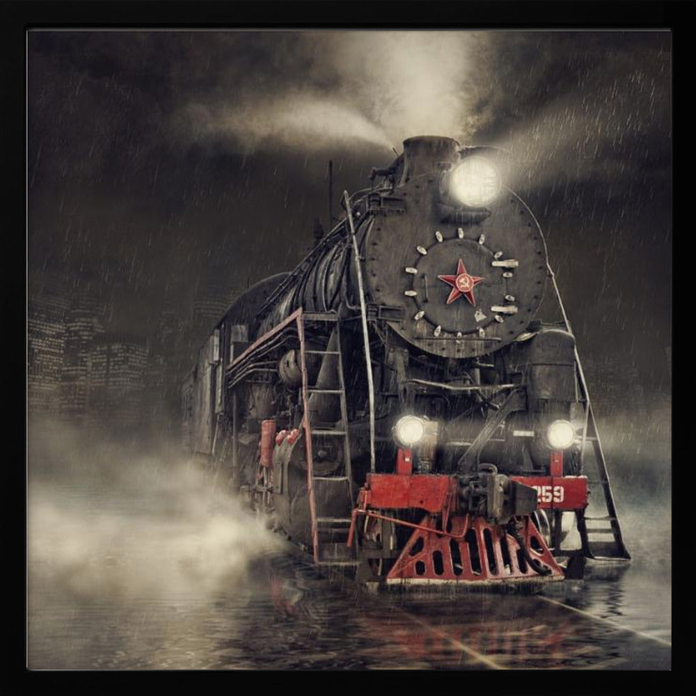 Beyond Express - Square Stretched Canvas, Poster or Fine Art Print I Heart Wall Art