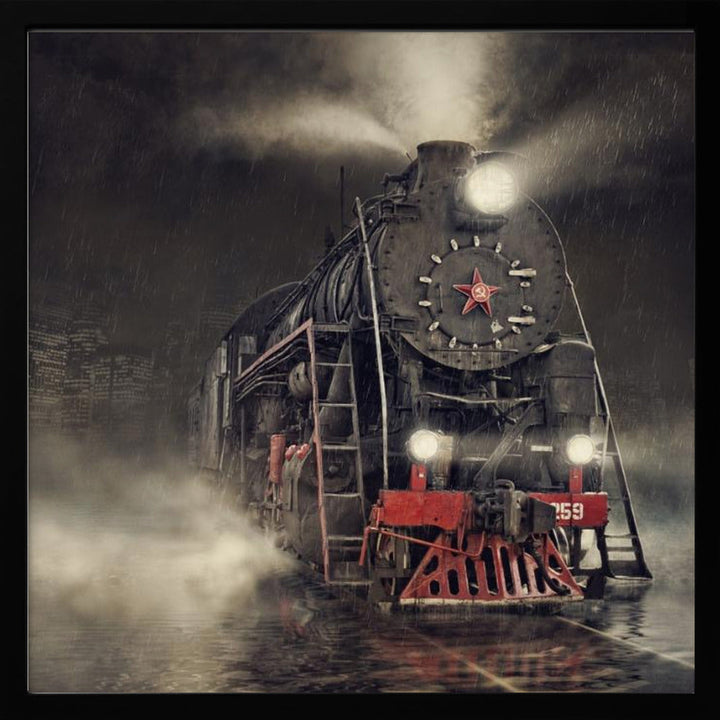 Beyond Express - Square Stretched Canvas, Poster or Fine Art Print I Heart Wall Art