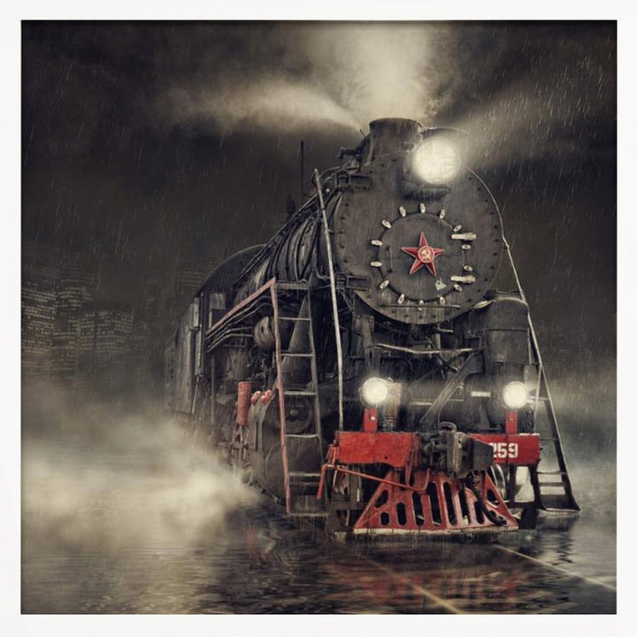 Beyond Express - Square Stretched Canvas, Poster or Fine Art Print I Heart Wall Art