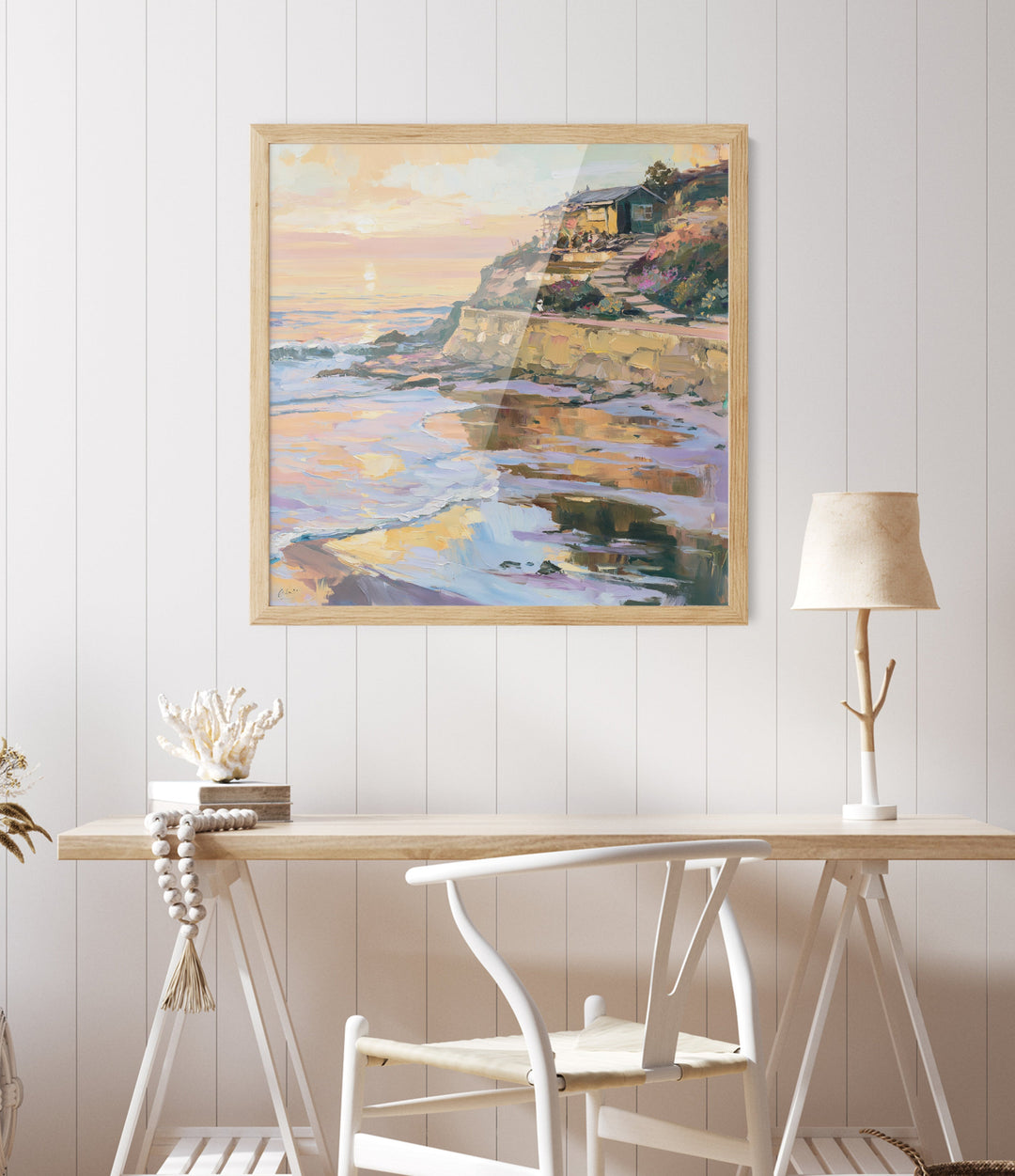 Beyond the Cliffs by IHeartStudio - Australian Contemporary Coastal Landscape Canvas Print