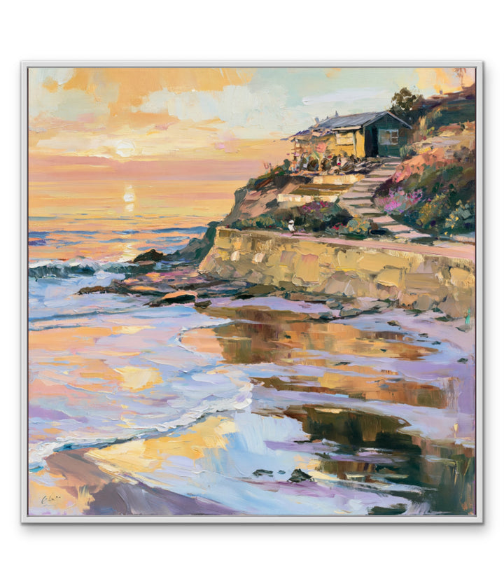 Beyond the Cliffs by IHeartStudio - Australian Contemporary Coastal Landscape Canvas Print
