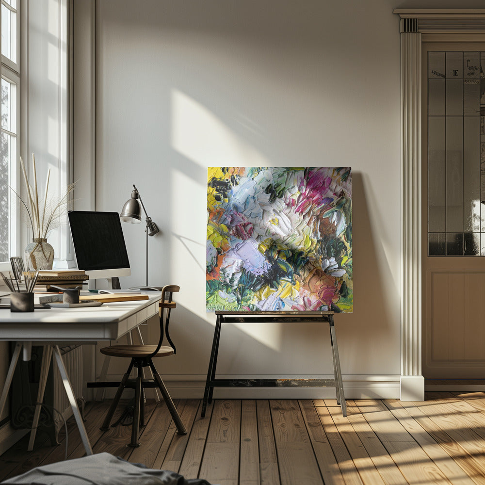 Bianca Palette Master - Square Stretched Canvas, Poster or Fine Art Print I Heart Wall Art