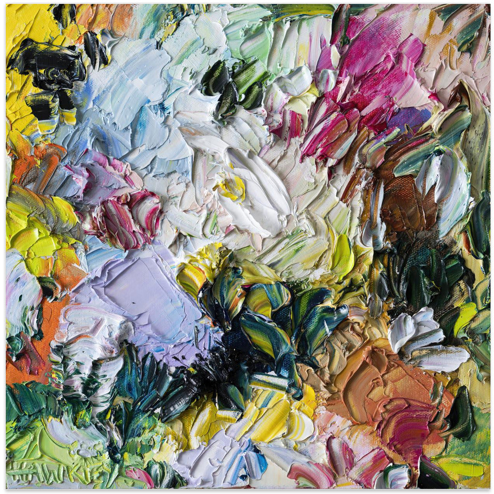 Bianca Palette Master - Square Stretched Canvas, Poster or Fine Art Print I Heart Wall Art