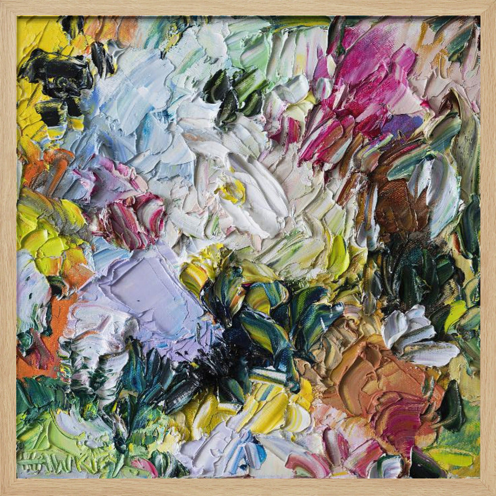 Bianca Palette Master - Square Stretched Canvas, Poster or Fine Art Print I Heart Wall Art