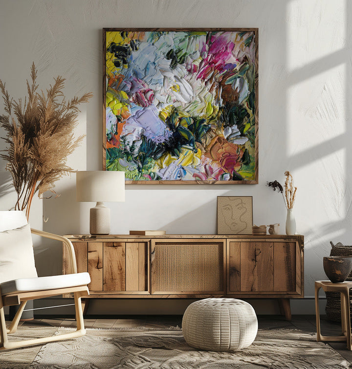 Bianca Palette Master - Square Stretched Canvas, Poster or Fine Art Print I Heart Wall Art