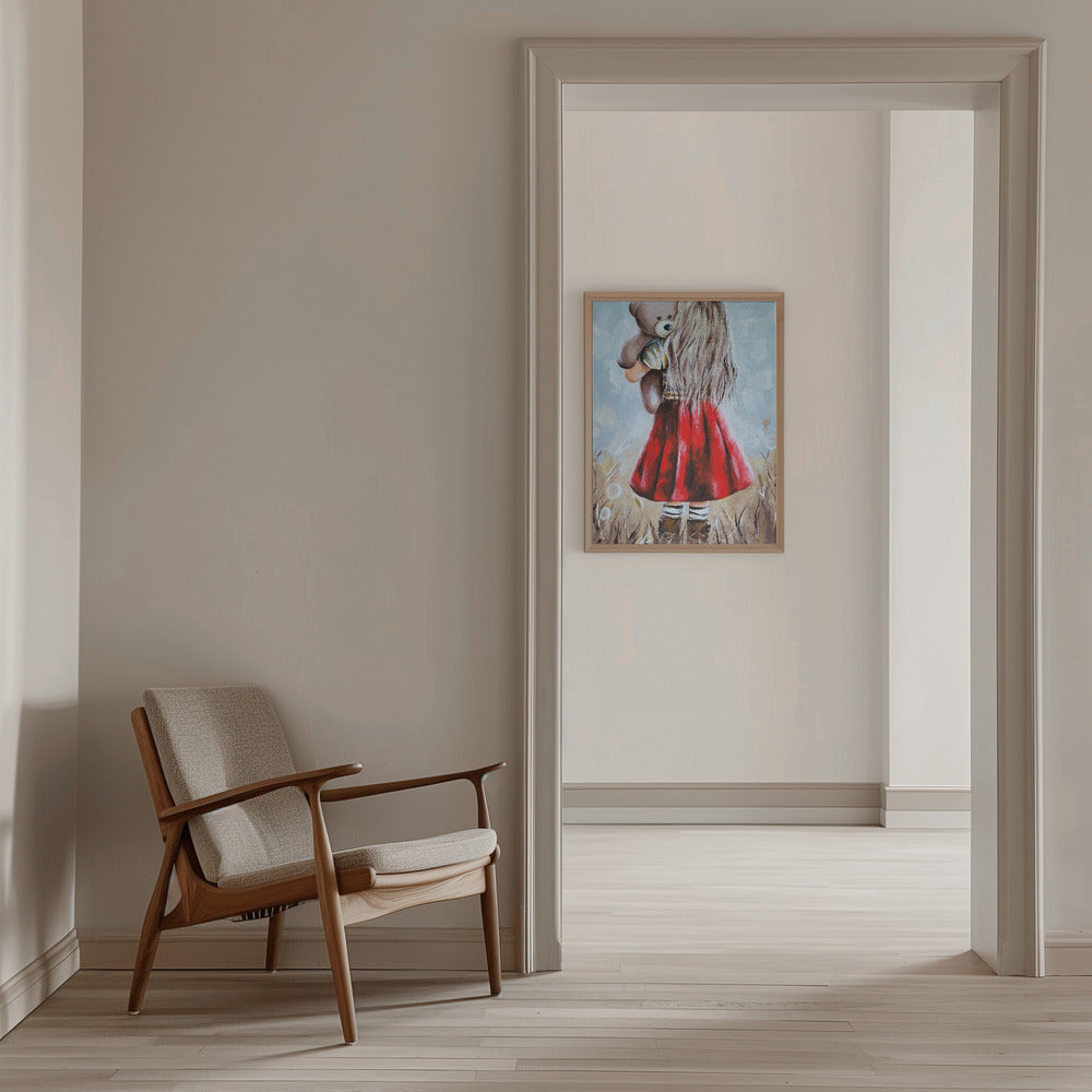 Big world - Stretched Canvas, Poster or Fine Art Print I Heart Wall Art