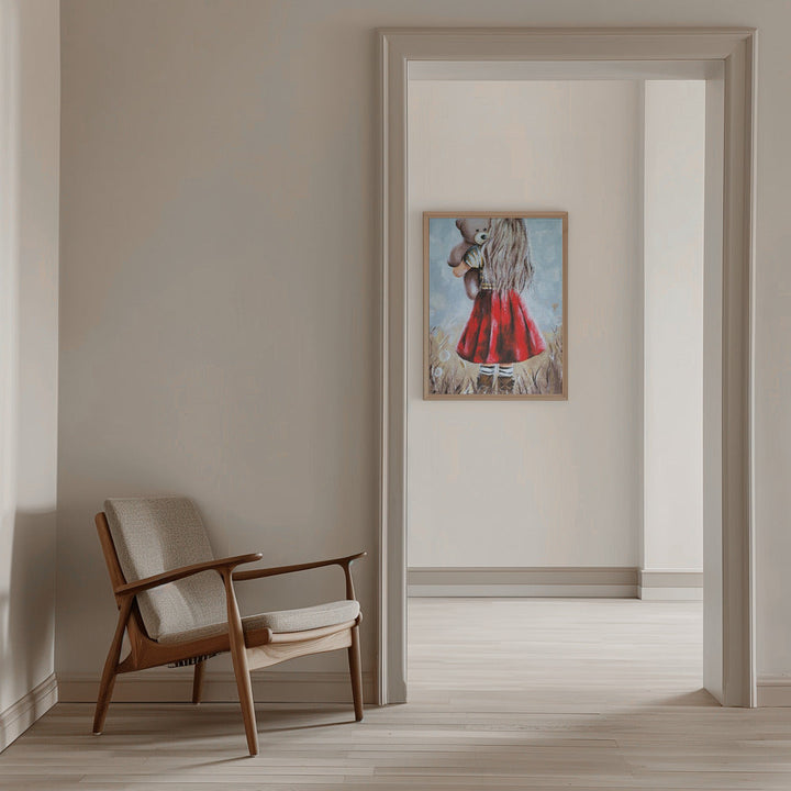Big world - Stretched Canvas, Poster or Fine Art Print I Heart Wall Art