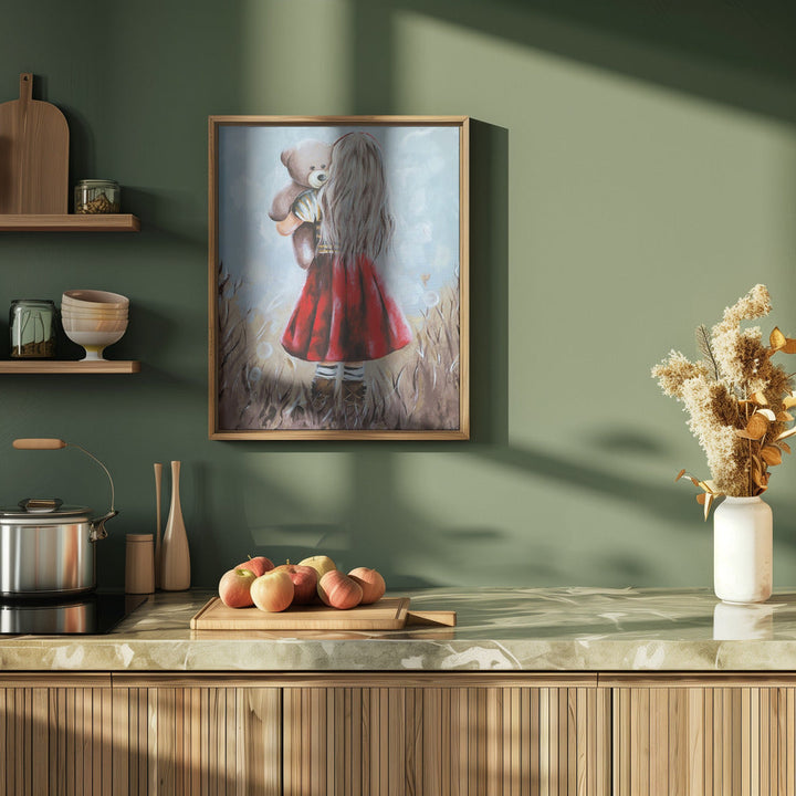 Big world - Stretched Canvas, Poster or Fine Art Print I Heart Wall Art