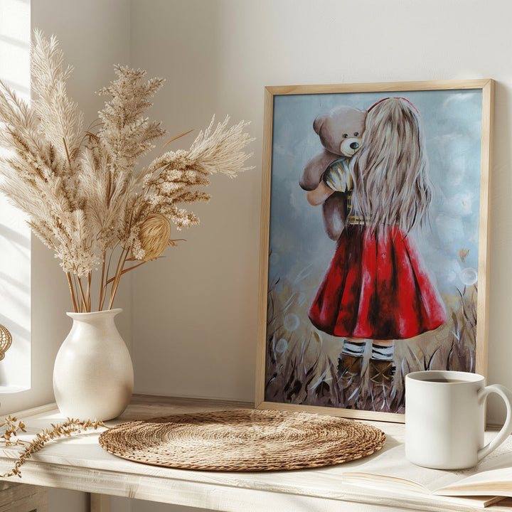 Big world - Stretched Canvas, Poster or Fine Art Print I Heart Wall Art
