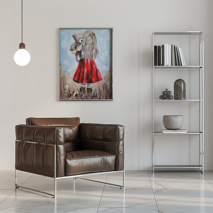 Big world - Stretched Canvas, Poster or Fine Art Print I Heart Wall Art