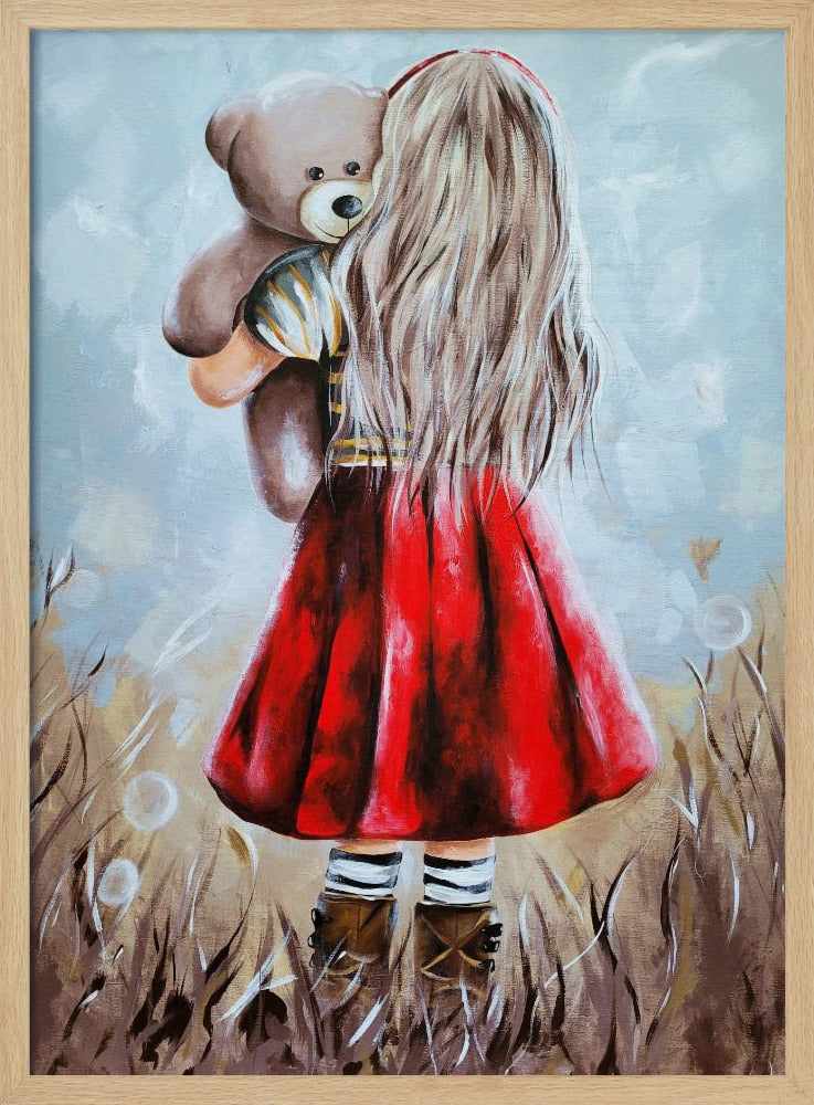 Big world - Stretched Canvas, Poster or Fine Art Print I Heart Wall Art