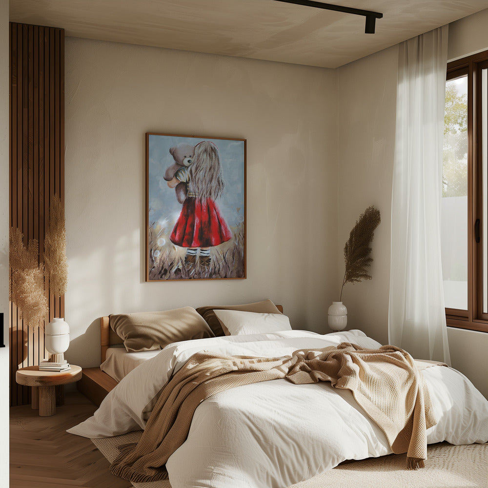 Big world - Stretched Canvas, Poster or Fine Art Print I Heart Wall Art