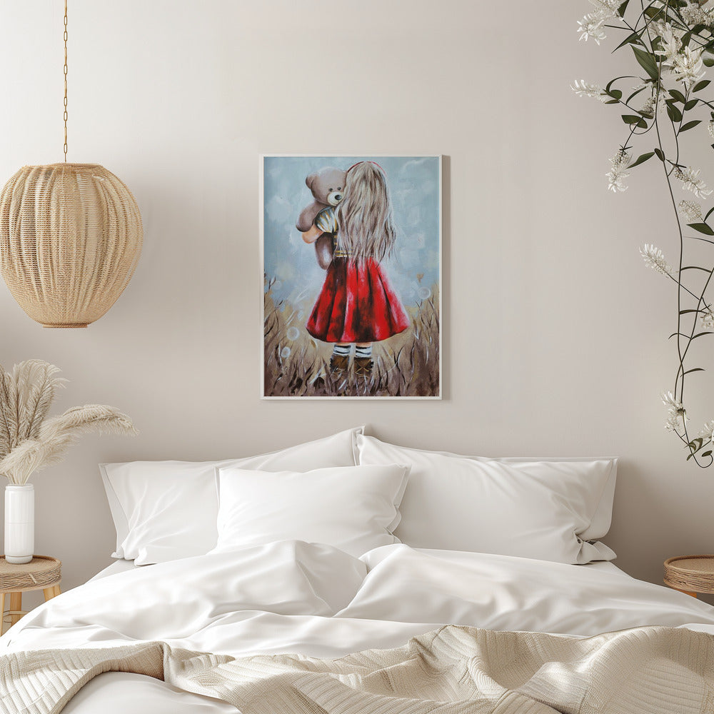 Big world - Stretched Canvas, Poster or Fine Art Print I Heart Wall Art