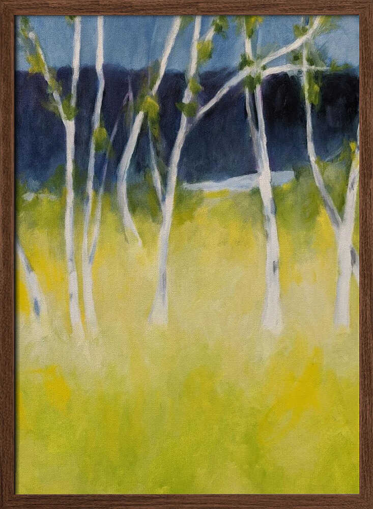 Birches - Stretched Canvas, Poster or Fine Art Print - I Heart Wall Art - Poster Print, Canvas Print or Framed Art Print