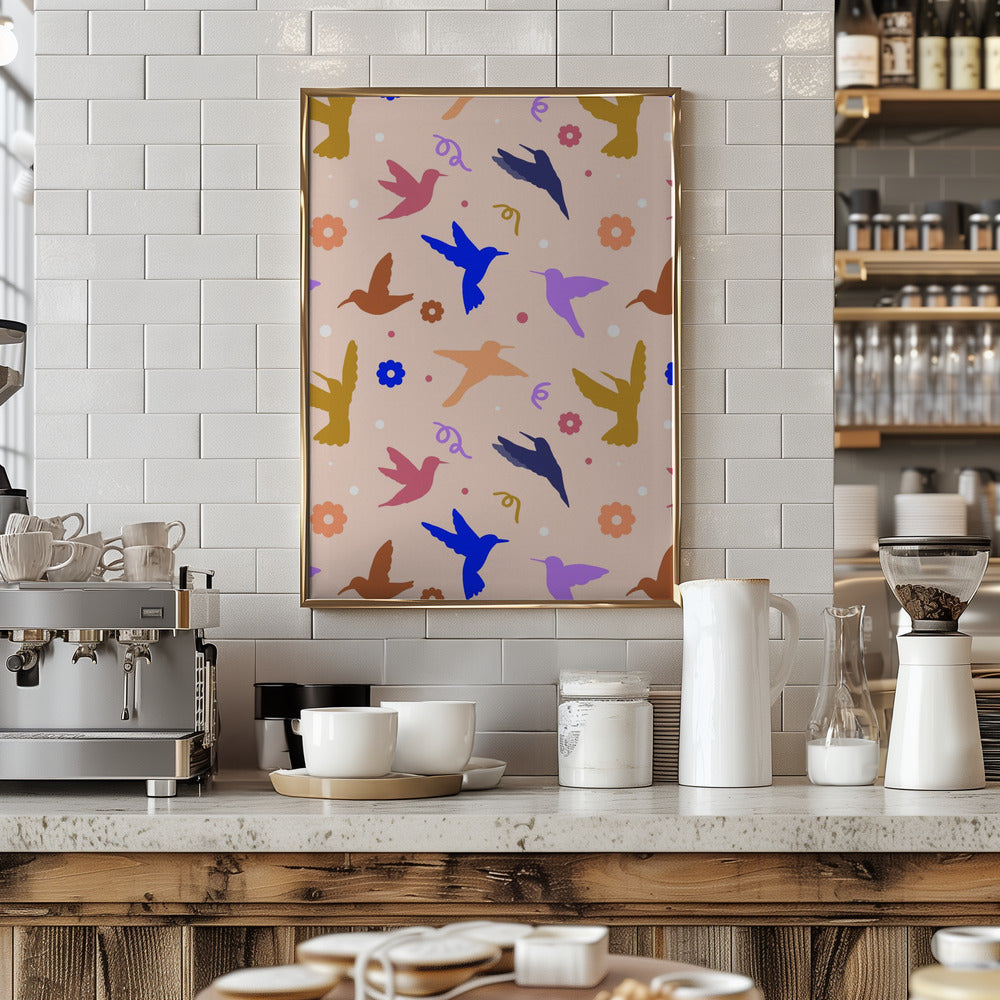 Birds in the Air - Stretched Canvas, Poster or Fine Art Print I Heart Wall Art