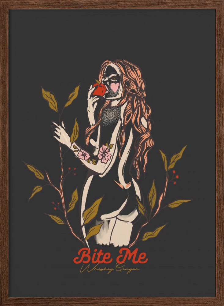 Bite Me Fix.png - Stretched Canvas, Poster or Fine Art Print I Heart Wall Art