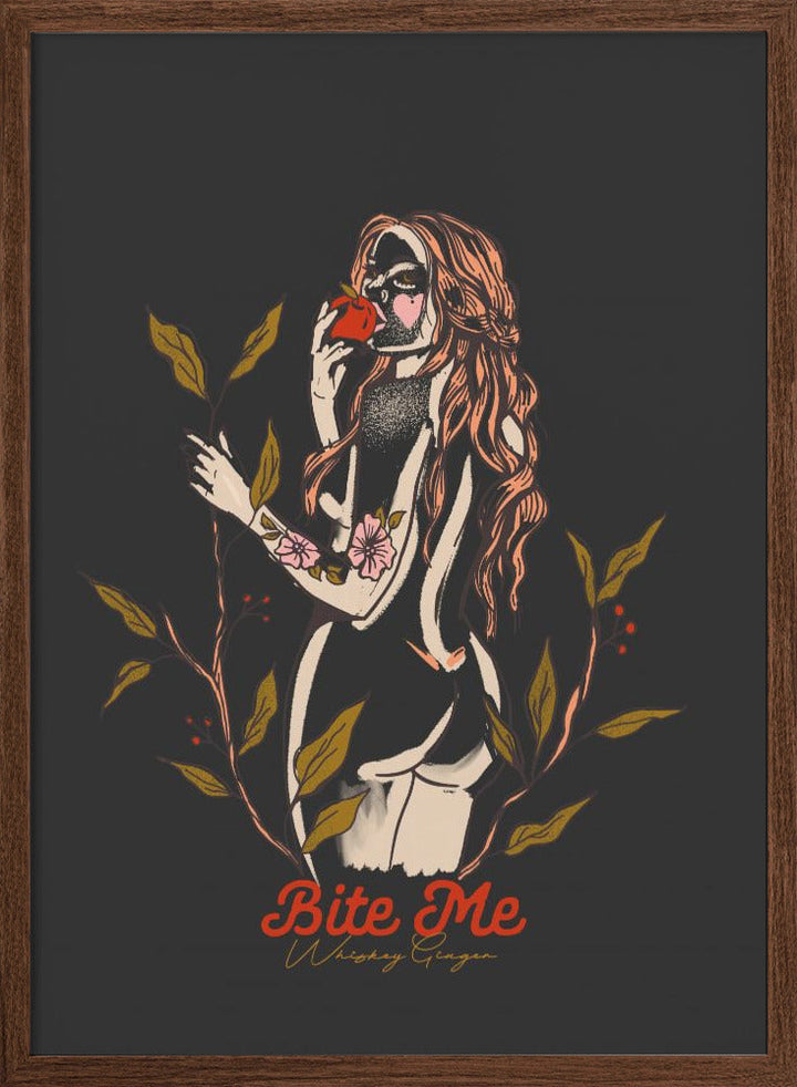 Bite Me Fix.png - Stretched Canvas, Poster or Fine Art Print I Heart Wall Art