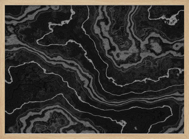 Black Agate Swirls - Stretched Canvas, Poster or Fine Art Print - I Heart Wall Art - Poster Print, Canvas Print or Framed Art Print