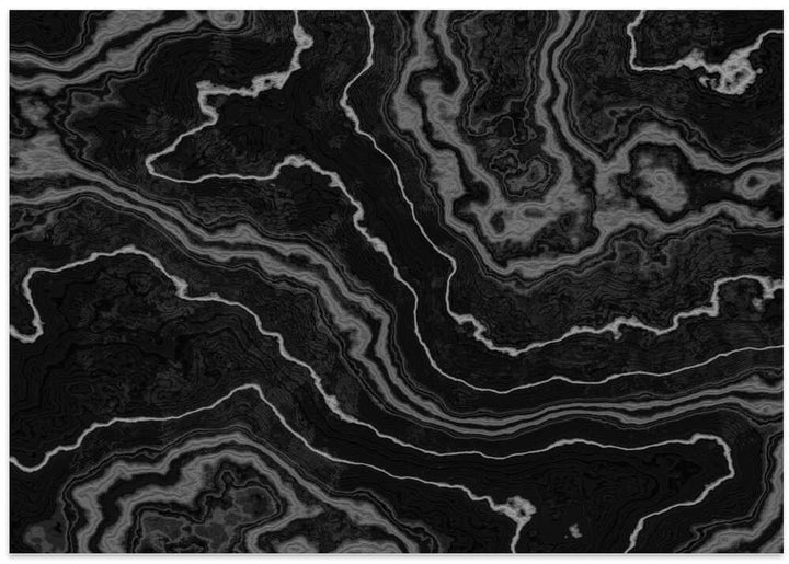 Black Agate Swirls - Stretched Canvas, Poster or Fine Art Print - I Heart Wall Art - Poster Print, Canvas Print or Framed Art Print