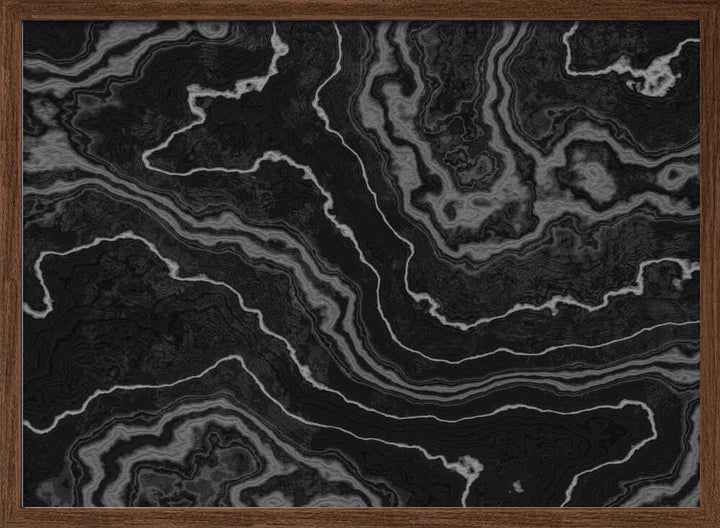 Black Agate Swirls - Stretched Canvas, Poster or Fine Art Print - I Heart Wall Art - Poster Print, Canvas Print or Framed Art Print