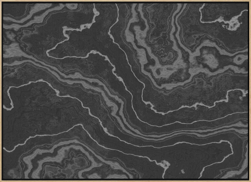 Black Agate Swirls - Stretched Canvas, Poster or Fine Art Print - I Heart Wall Art - Poster Print, Canvas Print or Framed Art Print